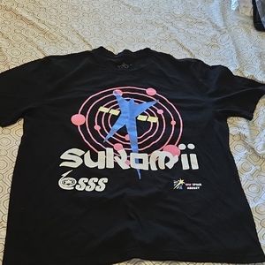 Black Graphic Men's Shirt